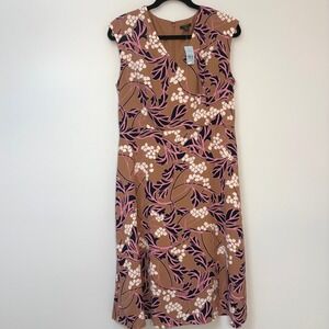NWT‎ Ann Taylor Factory Petite 10p Dress Floral Print
